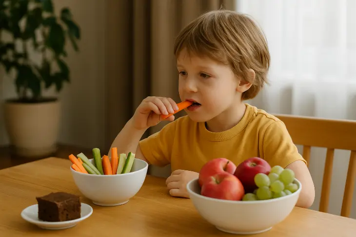 Biasakan Menyertakan Sayur dan Buah